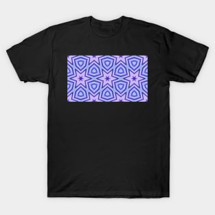 Blue and Purple Star Tiles T-Shirt